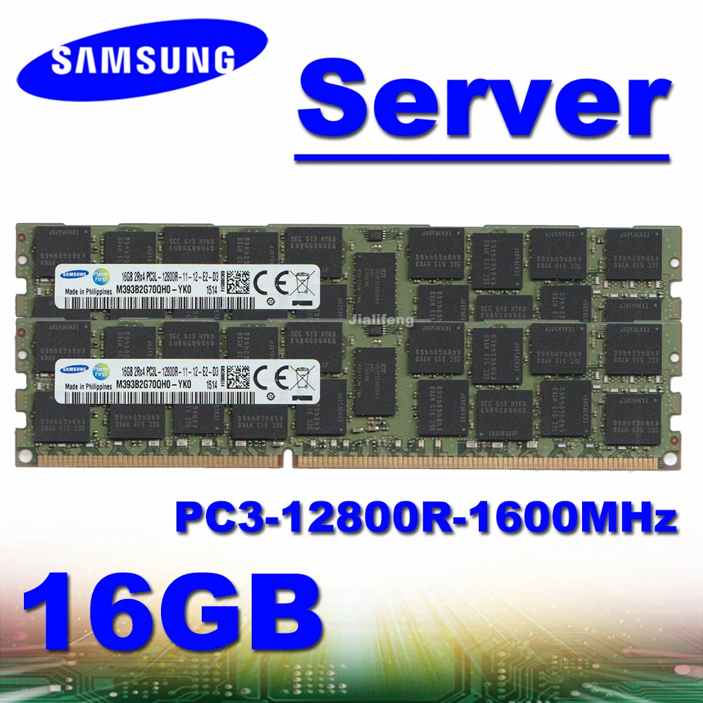 

used Samsung server memory REG ECC ddr3 ram 16GB 12800R pc3 1600MHz X58 X79 X99