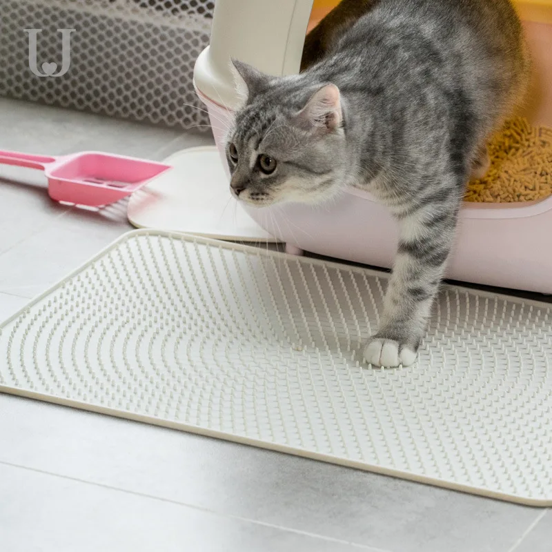 Xiaomi Jordan& Judy Cat коврик для песка мягкий силиконовый падающий песок коврик против брызг кошачий коврик для ног коврик для домашних животных кошачий Туалет контрольная доска для катания на песке