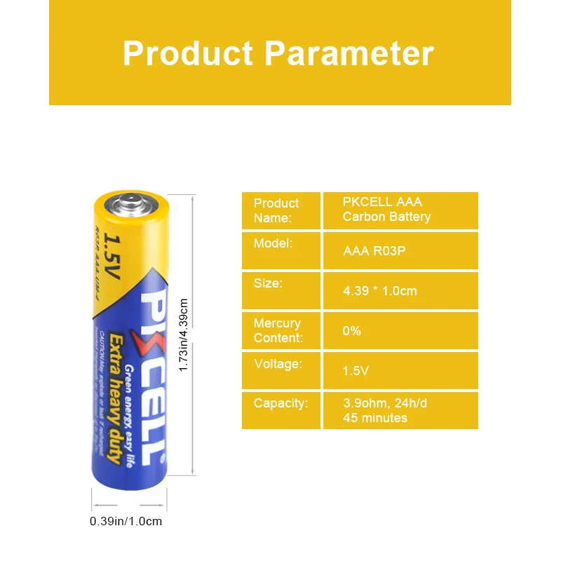 100pcs Thermometer R03P AAA battery UM4 MN2400 LR03 SUM4 LR3 Zinc Carbon Supper Heavy Duty Dry And Primary Battery for control Alkaline Battery Disposable Battery