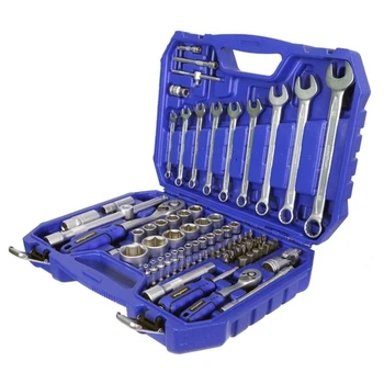 

81pcs Car Repair Tool Kit 1/2 1/4 With Plastic Storage Case