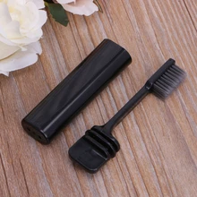 

Bamboo Charcoal Foldable Travel Camping Outdoor Toothbrush Oral Care