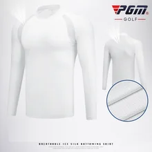 PGM, Мужская футболка Sunsreen, летняя, ледяная, компрессионная, женская, с длинным рукавом, футболка, сухая, подходит, анти-УФ, рубашка для гольфа, одежда