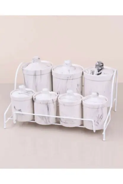 

Sampurchase Ceramic Cover Marble Pattern Spice Team