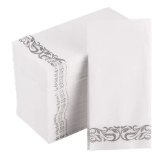 Одноразовые полотенца для рук, мягкое абсорбирующее Впитывающее бумажное полотенце, декоративная салфетка для ванной комнаты, кухни, свадьбы, вечерние, ужина или E