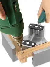  1Pcs Adjustable 90 Degree Right Angle Metal Corner Welding Clamp Picture Frame Fixing Clip Carpentry Clamps Woodworking Tools 