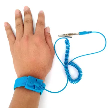 

Anti-static Wrist Strap PVC Wrist Strap Wired Electrostatic Ring with Rope Static Strap Report