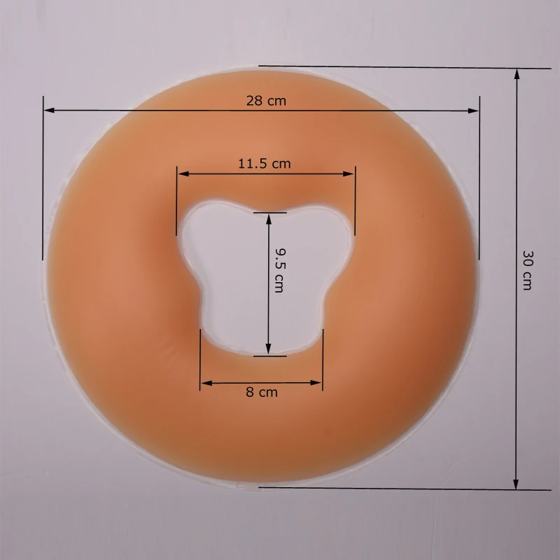 Soft Face Pillow Comfortable Silicone Cushion for Back Massage Tatoo Face Rest Paddle for Beauty Parlor