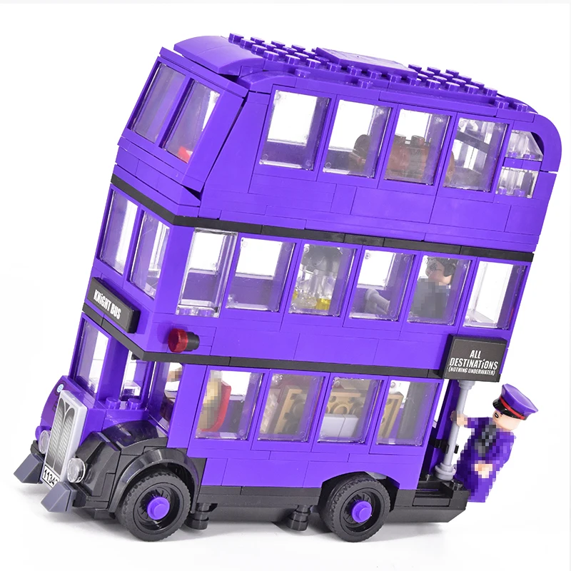 

419pcs Classic The Magic Knight Bus Harri Movie Building Blocks Bricks Model 75957 Compatible With Toys For Children