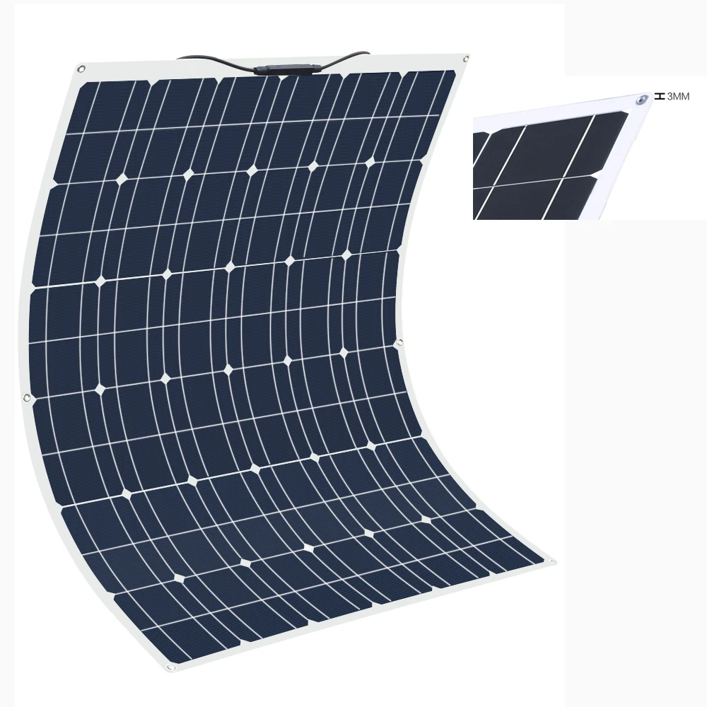 140 Вт 150 Вт 12 вольт солнечная панель для вне сети 1000 Вт большой солнечной системы дом батарея Зарядка Лодка Караван RV солнечные массивы