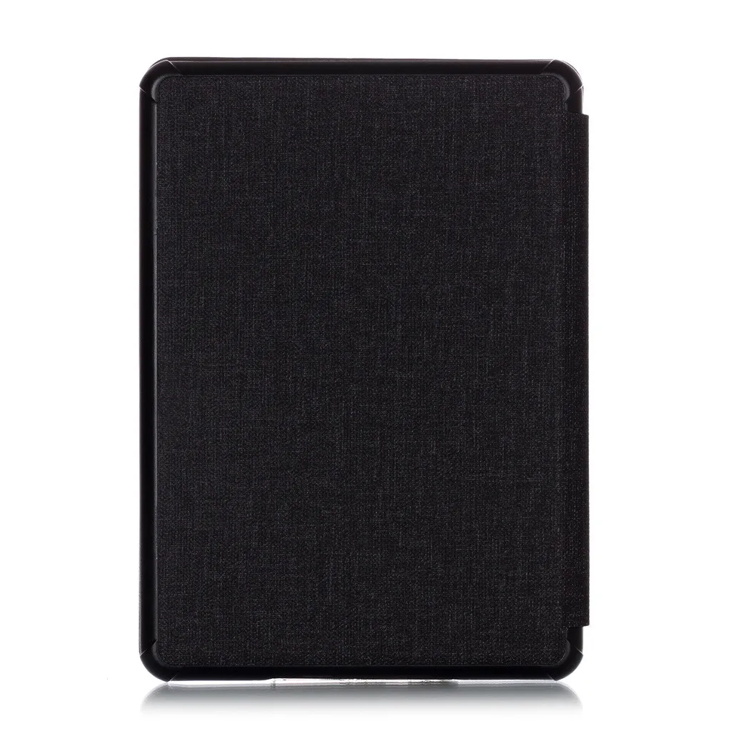 Тканевый чехол для Kindle Paperwhite тончайший легкий умный чехол Авто Wake# BO - Цвет: Черный