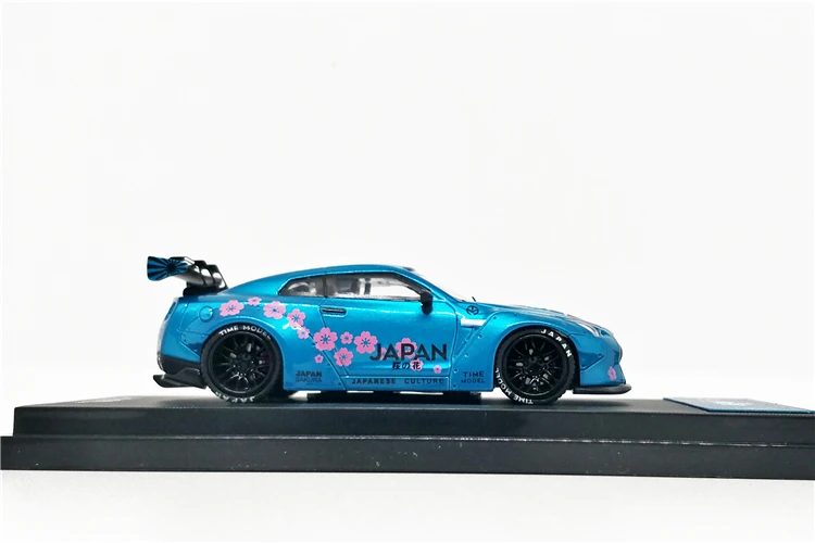 Модель времени 1/64 Nissan Skyline GT-R R35 японская Гора Фудзи сакула Хацунэ Мику литья под давлением модель автомобиля