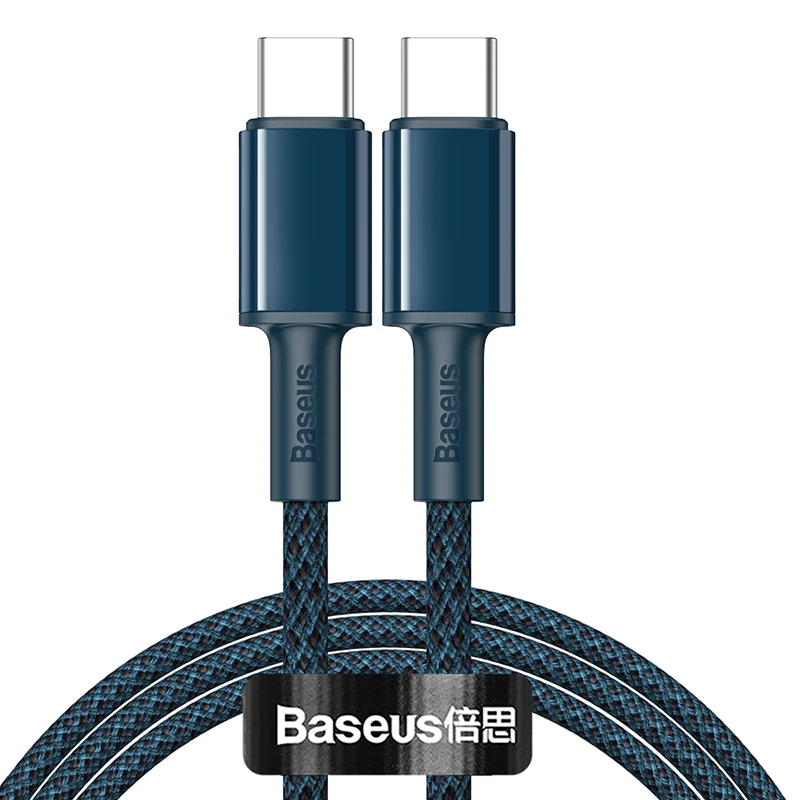 Baseus 100W USB C To USB Type C Cable 5A PD Fast Charging Charger Cord USB-C Type-C Cable For Xiaomi Samsung Huawei Macbook iPad iphone to usb adapter Cables