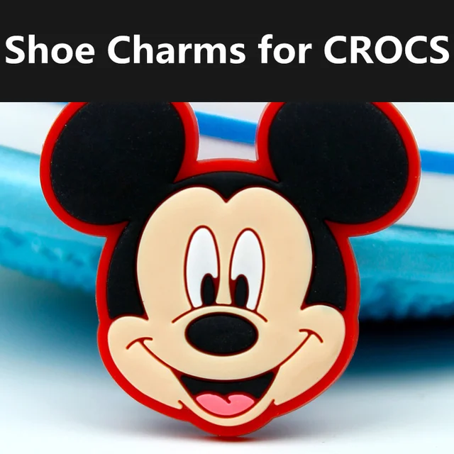 Disney Cartoon Animal Croc Charms Accessories Mickey Mouse PVC Shoe Decoration Elegance for Women Boys Friends Kids Gifts Badges JD0081