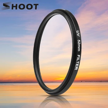 

SHOOT Action Camera UV Filter 52mm with UV Filter Lens Cover for Gopro Hero 7 5 6 Black Edition Cam For Go Pro Hero7 Accessory