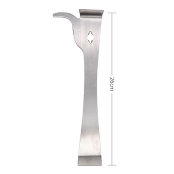 

Multifunction Bee Tools Stainless Steel Thumb Type Bee Honey Knife Bee Hive Scraper Beekeeping Bee Scraper Cut