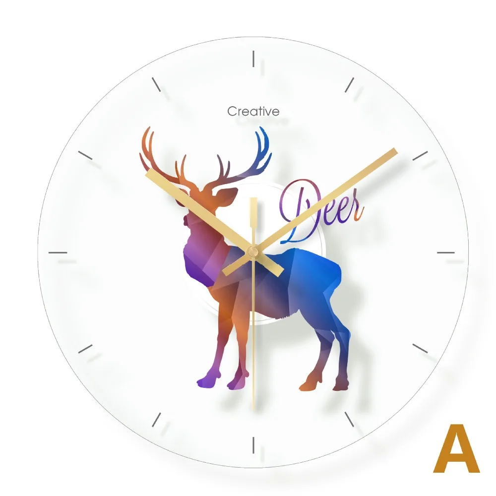 Wall Clock Nordic Household Mute Living Room Bedroom Minimalist Modern Decorative Wall Watch 14 Inch Quartz Round Clocks