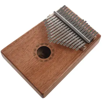 

17 Keys Kalimba Thumb Piano High-Quality Wood Mahogany Body Musical Instrument with Learning Book Tune Hammer