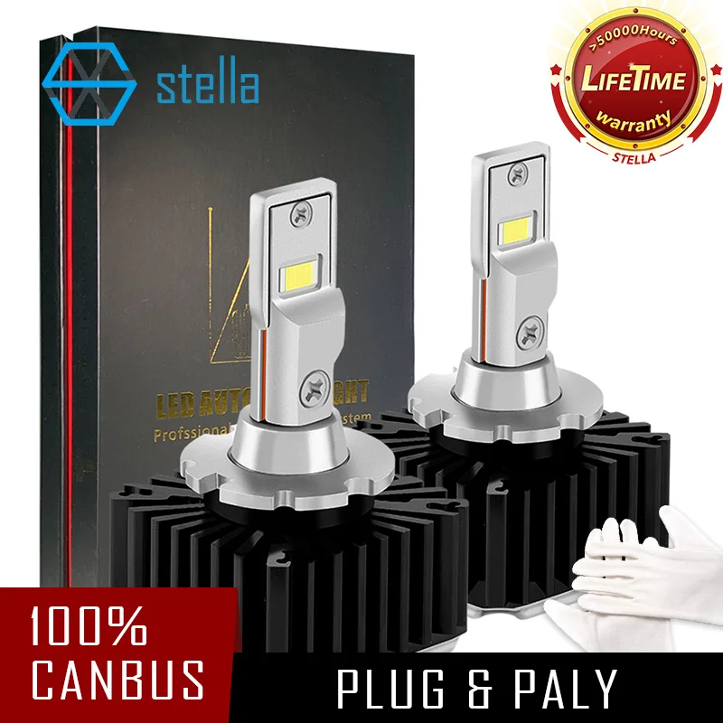 Комплект светодиодных фар Stella D1S D2S D4S CanBus D1R D2R D3R D4R D5R D8R светодиодный ные лампы под