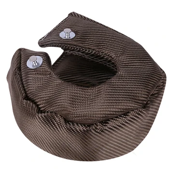 

Lava Fiber Turbo Blanket Engine Heat Shield Barrier Titanium Turbocharger Cover Turbine House For T3 T4 T6 High Quality New