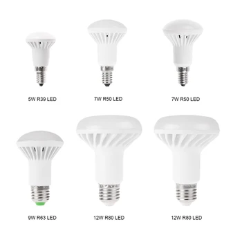 

Konesky LED Bulb E14 E27 LED Bulb Lamp SMD 5730 R39 R50 R63 R80 5W 7W 9W 12W LED Spot Light 220V 110V Bulbs Warm Cold White