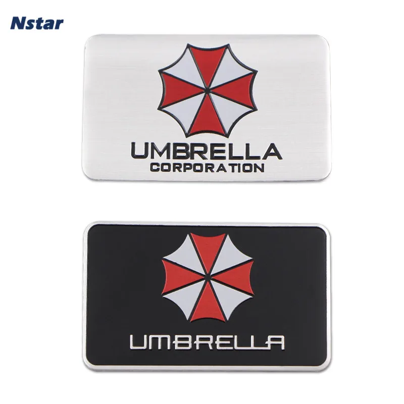 1 шт. алюминиевая наклейка Nstar Umbrella Corporation для багажника автомобиля значок