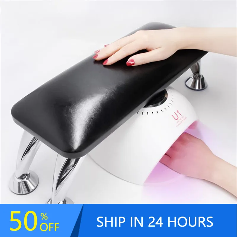 

Superior Quality Black Genuine Leather Hand Pillow Rest Manicure Table Hand Cushion Pillow Holder Arm Rests Nail Art Stand 20#