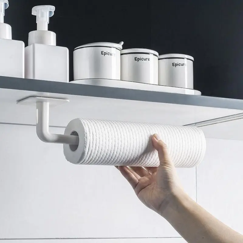 2 PCS Towel Holder Set Self-adhesive Towel Hanger Wall 