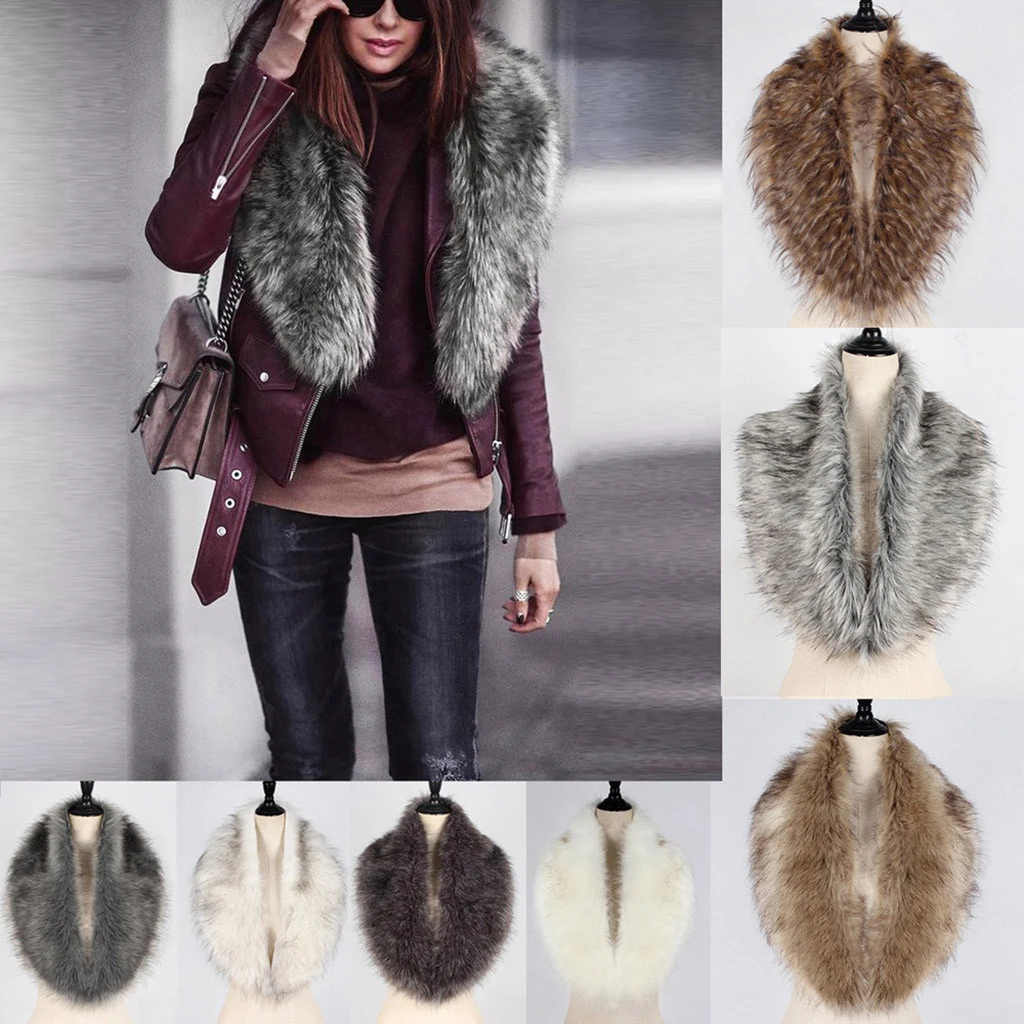 faux fur neck wrap