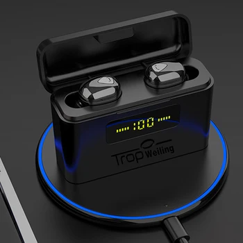 

Tws Led display Bluetooth 5.0 Earphone 8d Stereo Bass Earbuds Headset Handsfree Gaming Headset Active Noise Cancelling Earphones