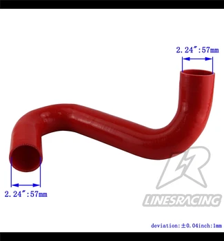 

Fit For Audi S4/S5 B9 3.0TDI A4 B9 2015+ A5 F5 2016+ Red Silicone Turbo Hose