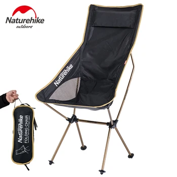 

Naturehike Portable Folding Chair Long Back Rest Comfortable Camping Seats Stool Fishing Lawn bbq parks Pergola Rest NH17Y010-L