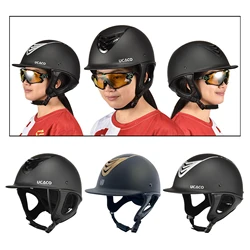 Unisex Adults Kids Horse Riding Helmet Equestrian Helmet Adjustable Horse Riding Hat Horse Protective Head Gear for Horse Riding