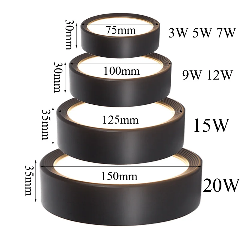 초박형 LED 천장 조명 기구 램프, 표면 마운트, 거실, 침실, 욕실, 홈 장식, 주방, AC220V, 4 색