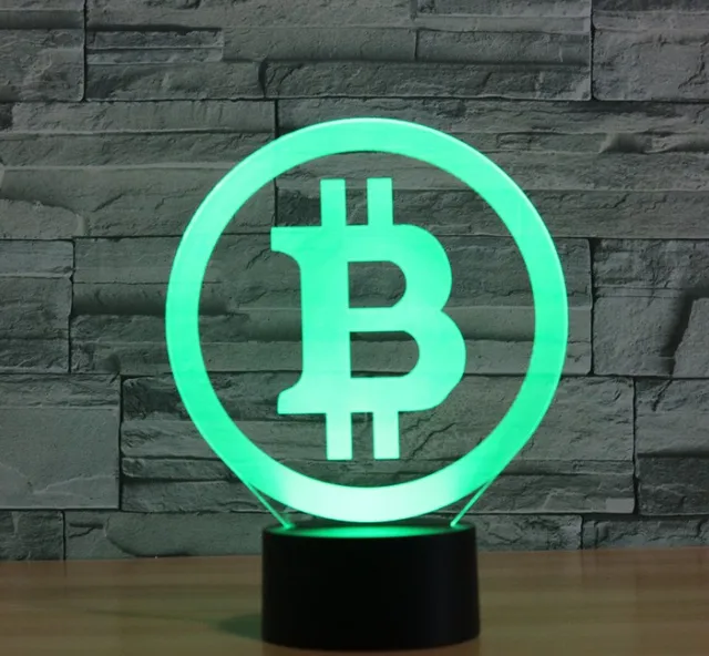 3D Bitcoin Night Light Home Improvement & Tools