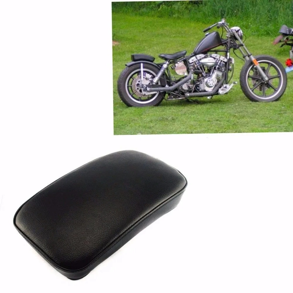 Черная прямоугольная Подушка пассажирского сиденья 6 присосок для Harley Dyna Sportster 883