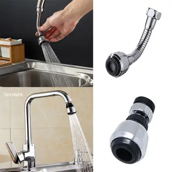

360 Degree Swivel Water Saving Tap Aerator Filter Attachment Kitchen Bathroom Shower Moveable Tap Spray Nozzle Head Kitchen Tool