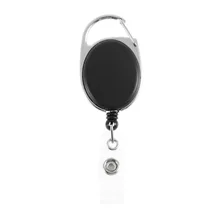 1 шт. Новая мода выдвижной Pull брелок Катушка Шнур для ID Имя карта-метка держатель для бейджика ремешок для бейджа зажим для ключей