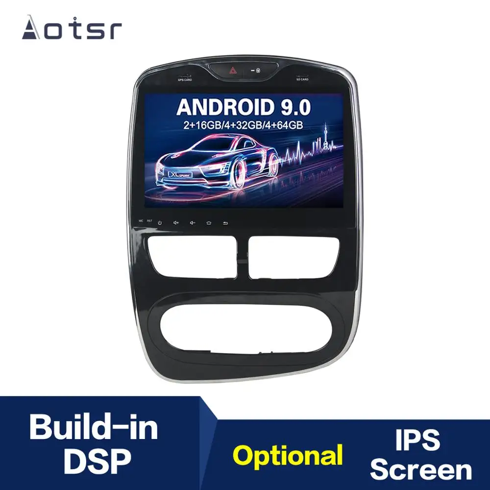 

10.1" Android 9 4+64G IPS Car Player GPS Navigation For Renault Clio 2016 Full Touch Head Unit Multimedia Player Tape Recorder