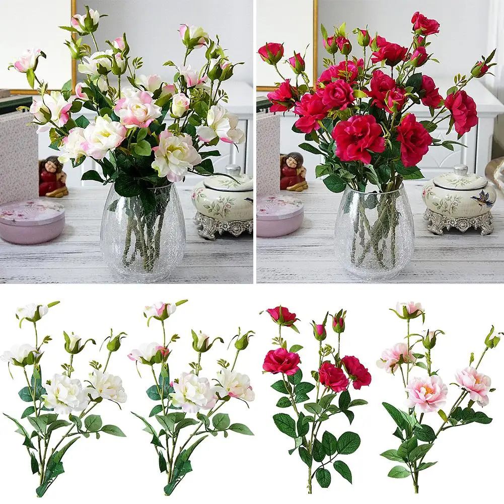 

1Pc Faux Silk Artificial Multiflora Flower Garden DIY Bridal Banquet Wedding Party Simulation Multiflora Home Decor Beautiful