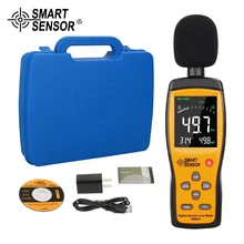 Цифровой ЖК-дисплей, измеритель уровня шума, аудио/объем, измерительный прибор, 30-130дб децибел, тестер, измеритель уровня звука AS844