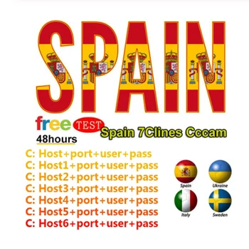 

Spain Receptor Cccam Cline for 1 year Europe DVB-S2 CCcam lines satellite receiver ge many oscam mgcam Slovakia 7 line For V7 V8