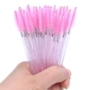 50pcs Newest Crystal 3D Eyelash Mascara Wands Clear Lash Spoolies Wholesale Eye Lashes Brushes Micro Applicators ► Photo 2/6