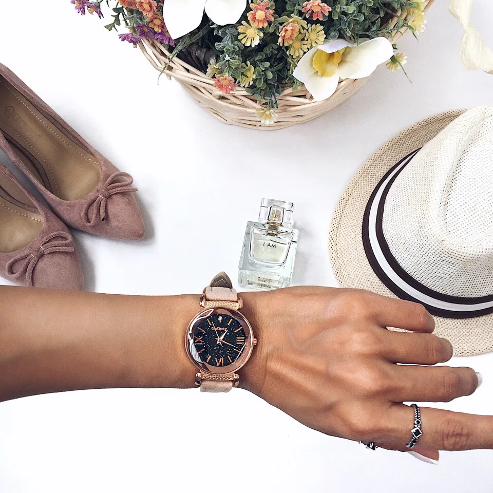 Gogoey женские часы роскошные женские часы Звездное небо часы для женщин мода алмаз Reloj Mujer часы женски