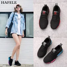 Женская Повседневная обувь; модная дышащая прогулочная обувь из сетчатого материала на плоской подошве; женские кроссовки на толстой подошве; Новинка года; спортивная обувь