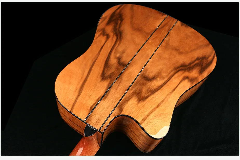 Гитара все Dao электрическая стальная струна 41 дюймов D-Body Guitarra 6 струн поп-фолк Cutaway гитары Установить звукосниматель деревянный цвет