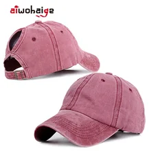 Snapback-Hat Baseball-Cap Ponytail Sport-Caps Spring Adjustable Cotton Women Casual Comfort