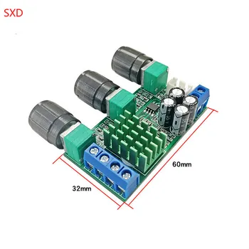 

10pcs DC 12V-24V TPA3116D2 80Wx2 Digital Amplifier Board Treble Bass Volume adjust Amp
