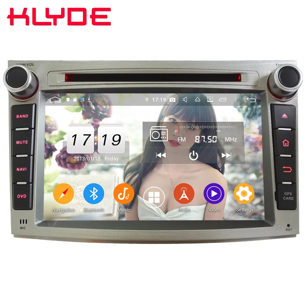 Автомобильный мультимедийный DVD плеер Klyde 4G Wi Fi Android 10 Восьмиядерный процессор 4 Гб