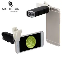 60X-100X оптический зум мобильный телефон светодиодный объектив микроскопа дополнительный универсальный зажим/с или без зажима ручка микроскопа