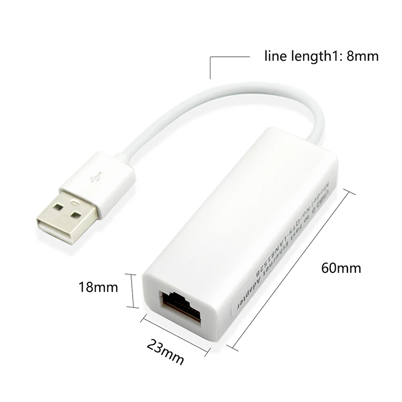 WIISTAR USB2.0 к RJ45 Lan адаптер сетевая карта для Macbook Win7 QJY99